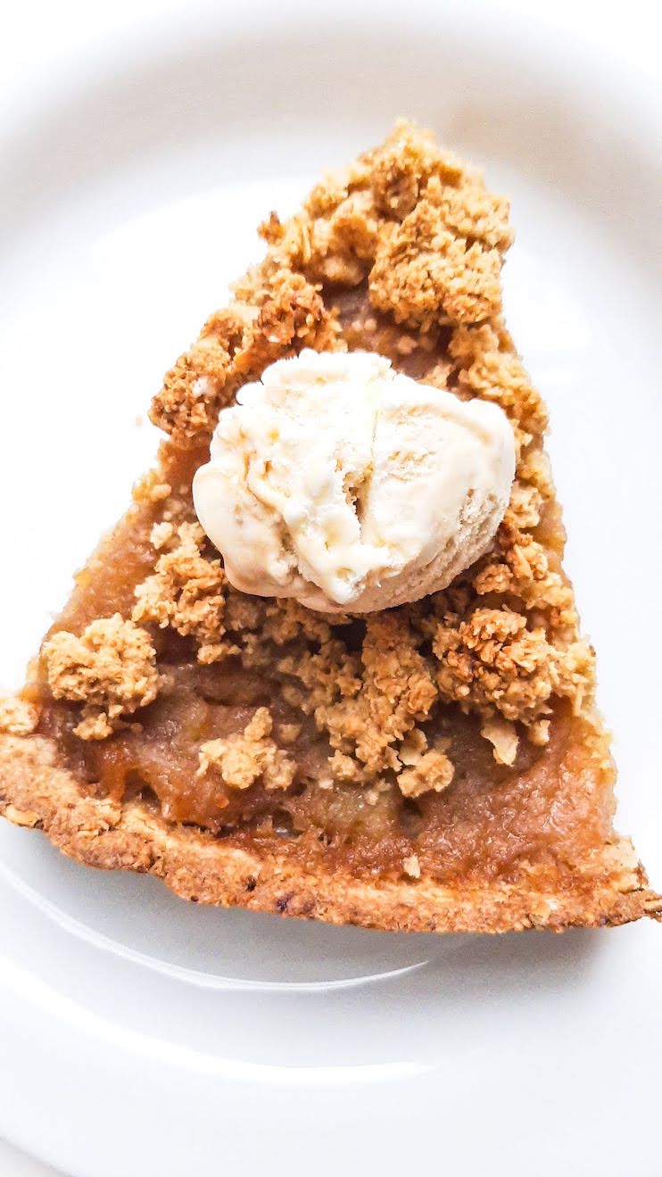 gluten free apple crumble pie