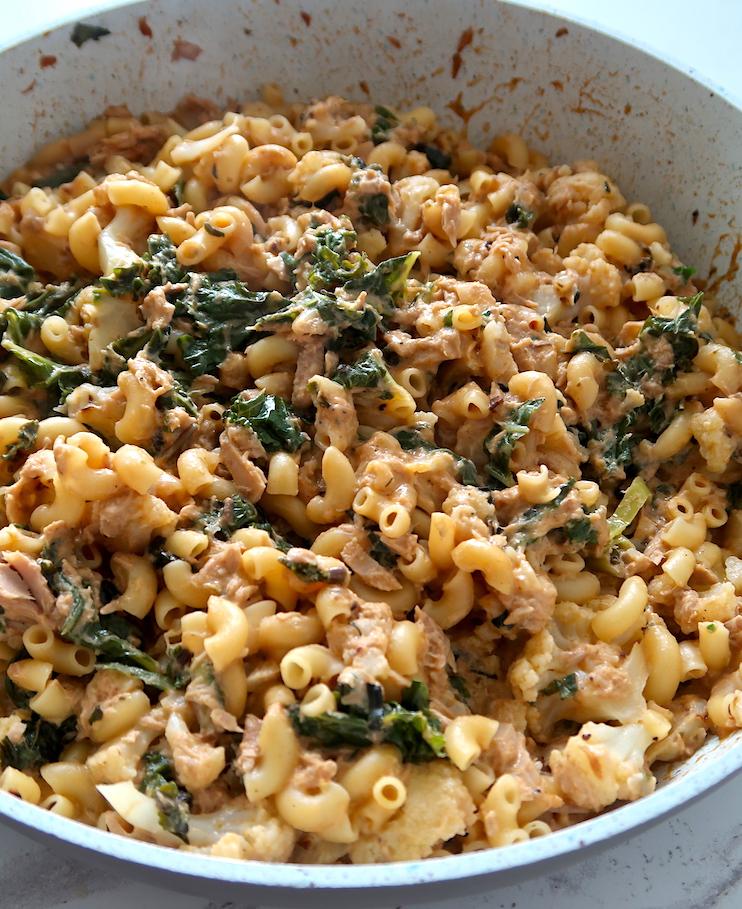 Healthy and creamy tuna pasta recipe