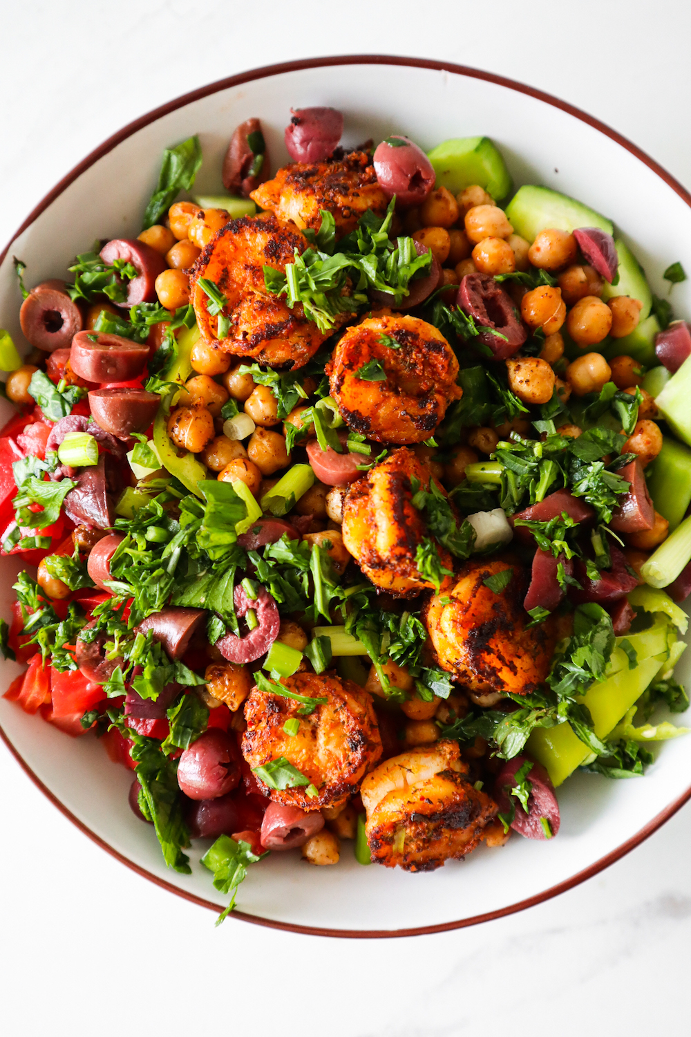 shrimp and chickpea salad recipe