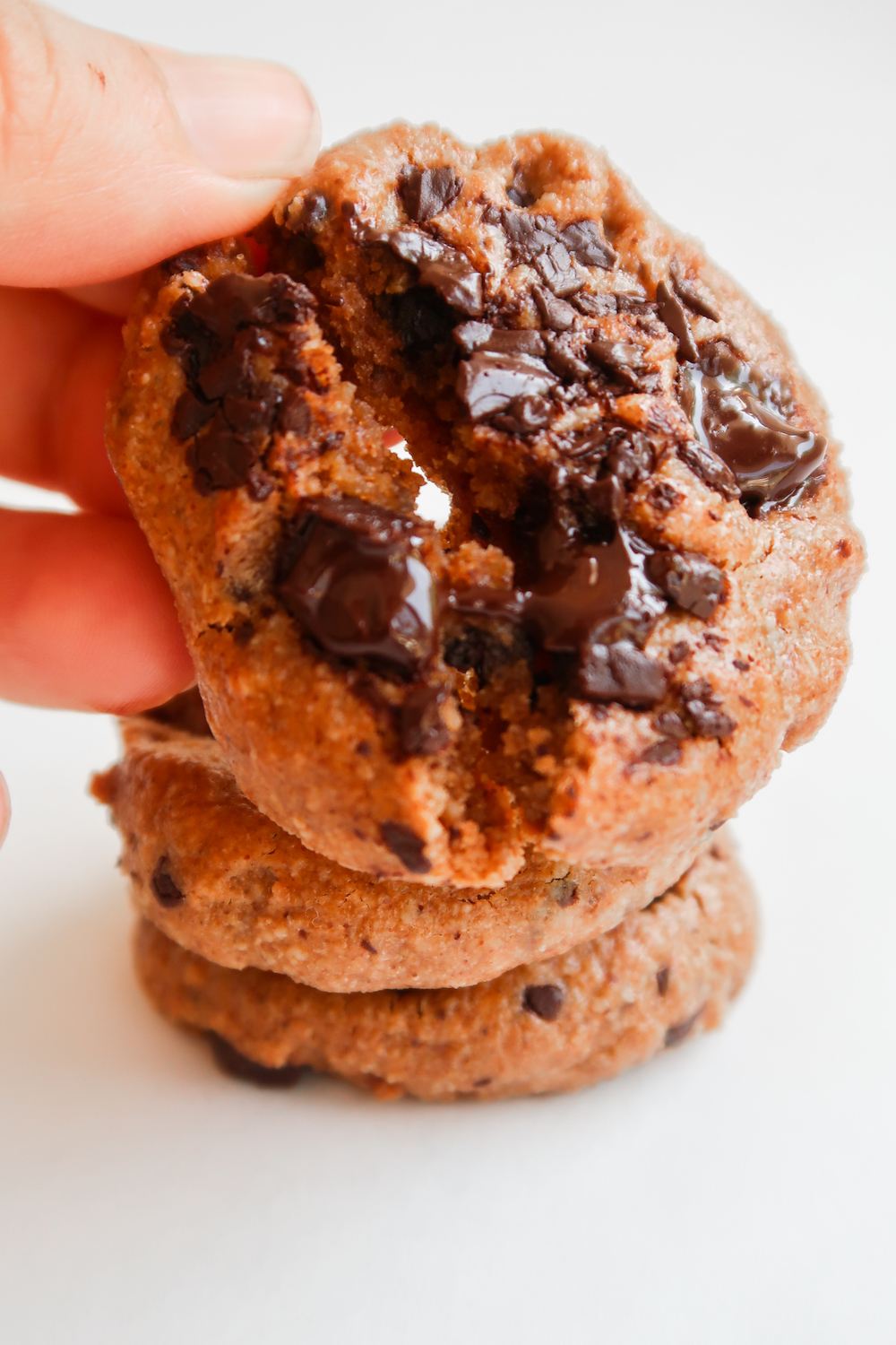 vegan gluten free oatmeal almond butter cookies